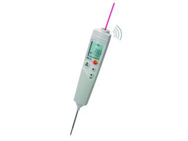 testo 826-T4 - Infrared thermometer with laser marking and penetration probe for food (6:1 optics)
